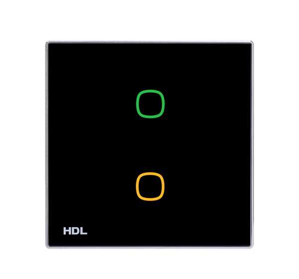HDL – HDL-MPT2-RF.18-ABezdrátový ovládací panel řady iTouch, 2 dotekové ...