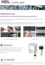 Rychle upevnitelný kabel