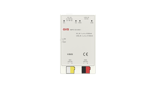 Rozhraní KNX / USB s integrovaným napájením sběrnice typ BBPS 02/USB.1